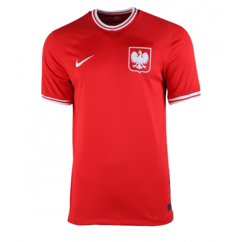 Dámy Fotbalový dres Polsko MS 2022 Venkovní Krátký Rukáv